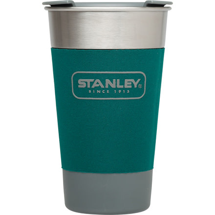 Adventure 16oz Stainless Steel Pint Glass - -Green