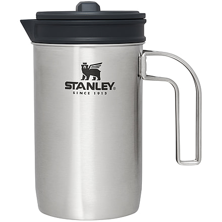 Stanley All-In-One Boil w/ Brew French Press, Stainless Steel Shale, 32 oz/0.94 L, 10-02345-026
