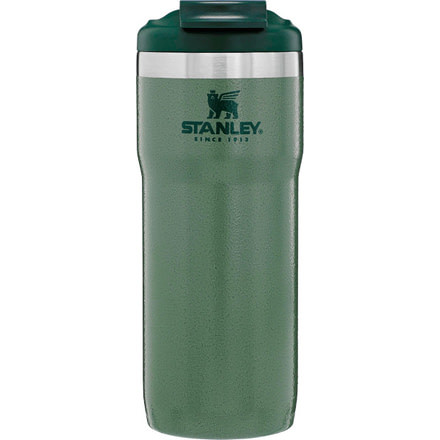 Stanley Classic TwinLock Travel Mug, Hammertone Green, 16 oz, 10-06443-012