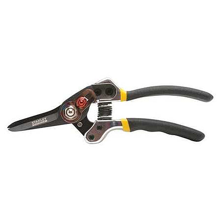 Stanley Tools Fatmax 7in Garden Shears, Black/Yellow, BDS6056
