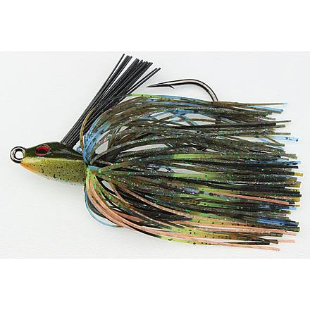 Stanley Jigs 1/2 oz. Swim Max Jig, Hand Tied, Perfect Blue Gill, SMJ12-601HT