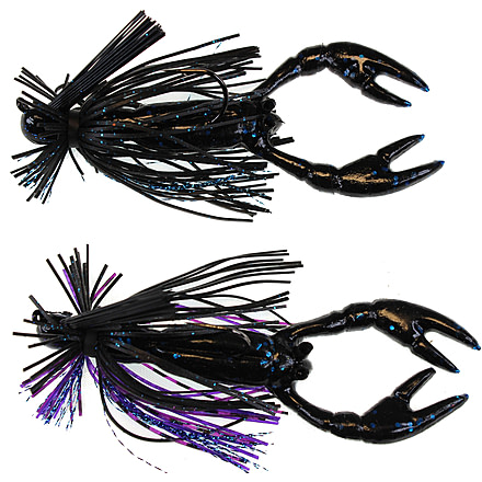 Stanley Jigs Finesse Jig, Black Blue, 1/4oz, 2 per Pack, FSR214-6365