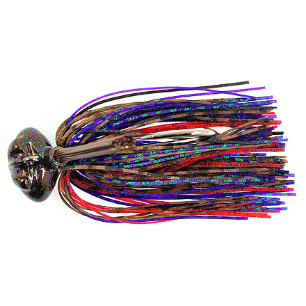 Stanley Jigs Stanleys Stand-Up Football Jig Plum Tasty, Hand Tied, 3/4 oz., SFBJ34-611HT