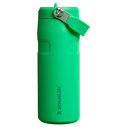 Stanley The IceFlow Flip Straw 2.0 16 oz Bottle with Flip Straw Lid, Meadow, 16 oz / 0.47 L, 10-12110-022