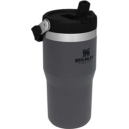 Stanley The IceFlow Flip Straw Tumbler, Charcoal, 20oz / .59L, 10-09994-002