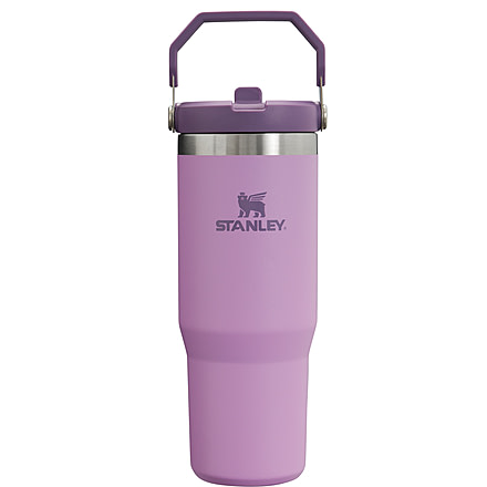 Stanley The IceFlow Flip Straw Tumbler, Lilac, 30 oz/0.89 L, 10-09993-325
