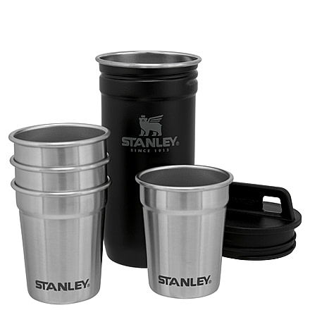 Stanley The Nesting Shot 2oz Glass Set, Matte Black, 2 oz, 10-01705-034