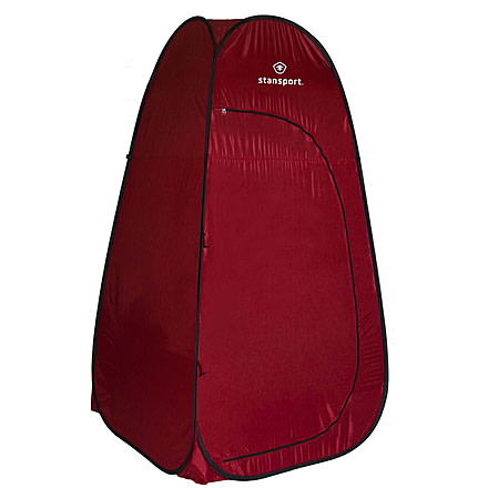 Stansport All Weather Pop-Up Private Shelter, Red, 48L x 48W x 84H, 738-300-60