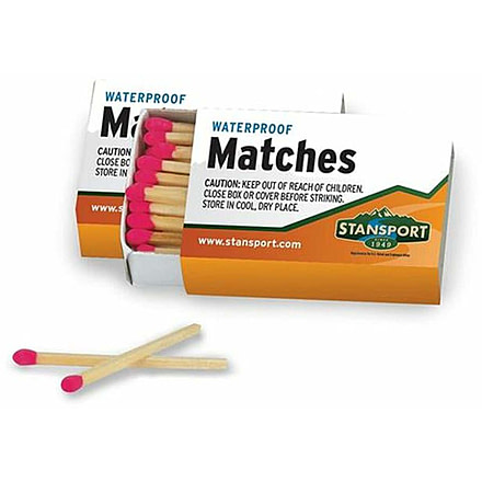 Stansport Waterproof Matches - Boxed - Bulk Pack, 349-B