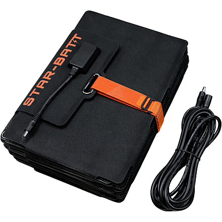 Star-Batt Solar Panel, Black/Orange, SBS-02