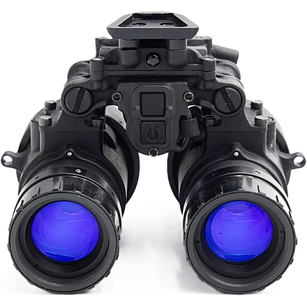 Steele Industries Elbit RNVG-A 1x27mm Night Vision Binoculars, Black, ELBIT-MILSPEC-WP-RNVG-A
