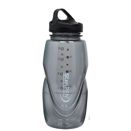 SteriPEN 1L Tritan Water Bottle-Dark Grey