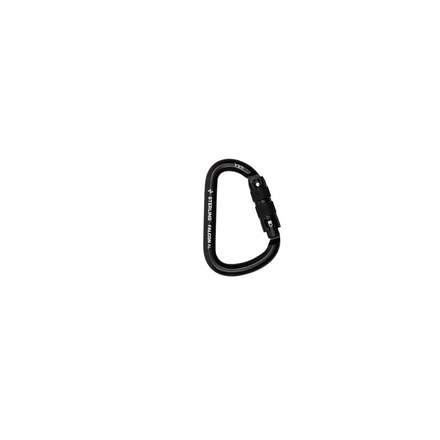 Sterling Falcon Screwlock Sm Pear Carabiner Black, Black HWFALCONSLB