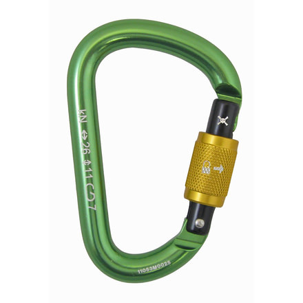 Sterling Falcon SL Screwlock Carabiner-Green