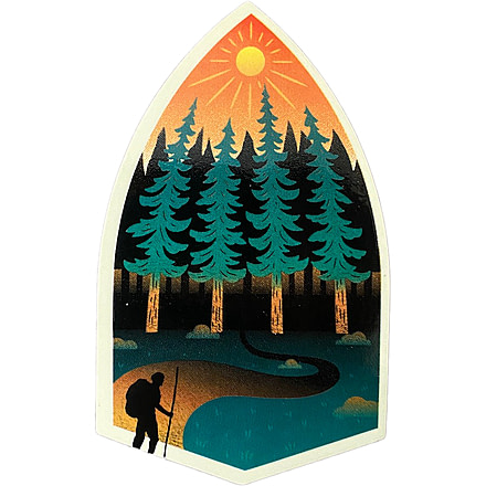 Sticker Art Among The Pines Stikers, AMONG THE PINES