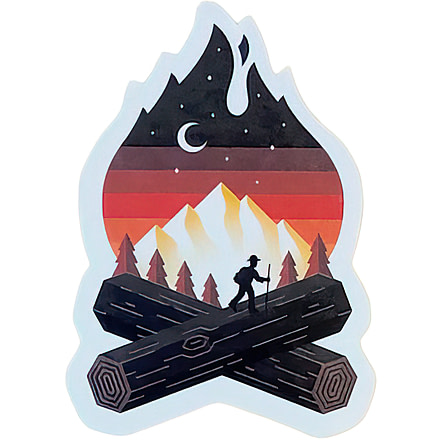 Sticker Art Campfire Stikers, CAMPFIRE