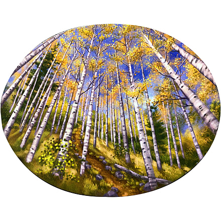 Sticker Art Hike Through Aspen Sticker, 5