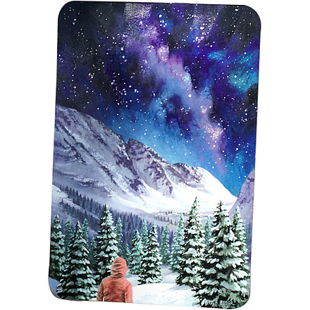 Sticker Art Milky Way Night Hike Stickers, 8