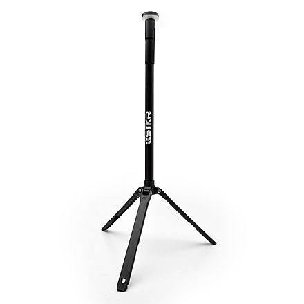 STKR Concepts FLi Telescoping Area Light, 6.5 ft Extension, Rechargeable, Black, 14206