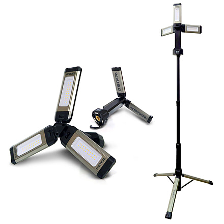 STKR Concepts Tri-Mobile with Tripod, 2000 Lumen Area Work Light, Black, 12681