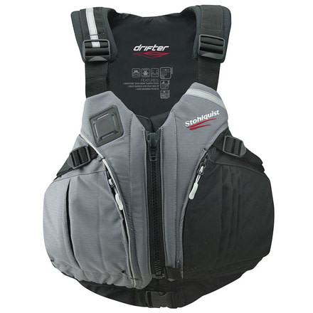 Stohlquist Drifter Mens PFD-Black/Charcoal-XX Large
