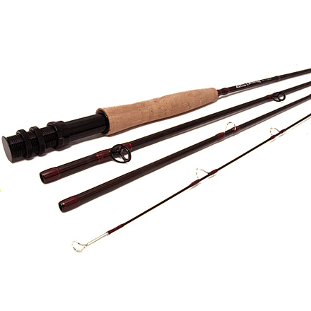 Stone Creek Cutthroat Fly Rod, 9ft, 6 Wt., Moderate, 4 Piece, Brown, CT906-4