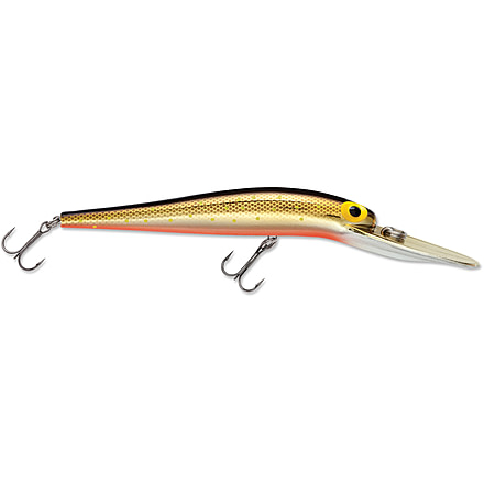 Storm Original Deep ThunderStick 12 Hard Bait, Metallic Gold Chartreuse Specks, DAJ126