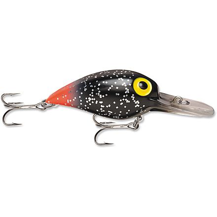 Storm Original Mag Wart 07 Hard Bait, Black Glitter / Fluorescent Red Rail, AVSP59