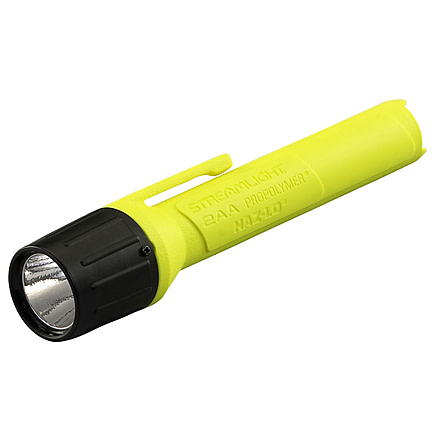 Streamlight 2Aa Propolymer Haz-Lo Flashlight, Inmetro Rated, 65 Lumen White Led, 2 X Aa Battery, Yellow, 67104