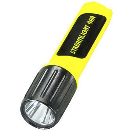 Streamlight 4AA Propolymer Luxeon Flashlight w/White LEDs, Batteries, Yellow, 68244