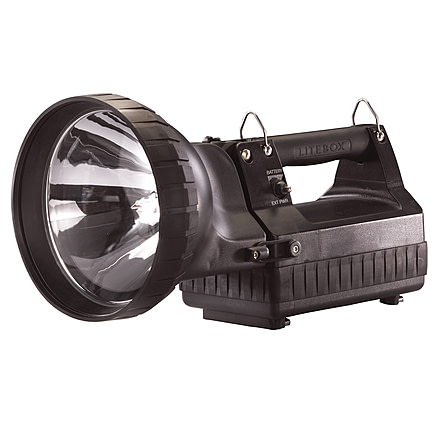 Streamlight H.I.D. LiteBox Searchlight - Rechargeable High Intensity Discharge Flashlight, Lamp Only, WITHOUT CHARGER, Black, 45620