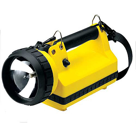 Streamlight LiteBox Flashlight w/ Standard AC/DC Charging System, 400 Lumen 20 Watt Spot, 240V Ac Charge Cord, Yellow, Yellow, 45422