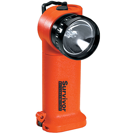 Streamlight Survivor Division 2 Flashlight, Orange - Light only, WITHOUT CHARGER