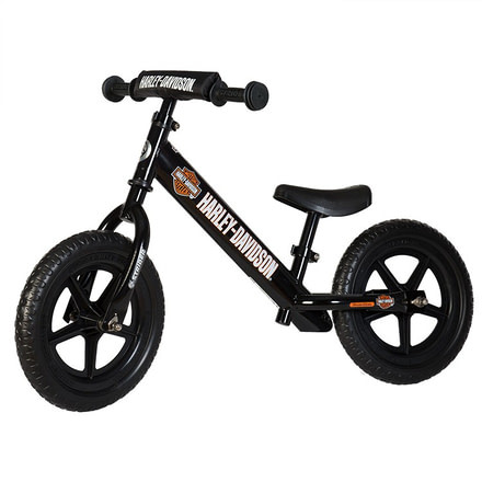 Strider Harley-Davidson 12 Sport Balance Bike-Black