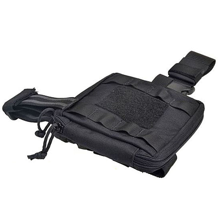 Strike Industries Ricci Compact Leg Medical Pouch, Black, One Size, SI-RICCI-CMP-W-BK