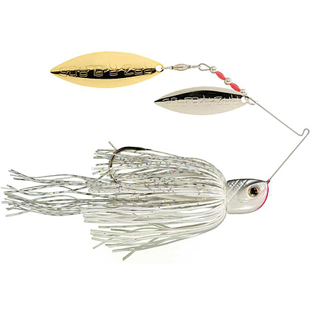 Strike King Bottom Dweller Deep Water Spinnerbait, Super White, 1oz, 1 Pack, DWEL1-204GS
