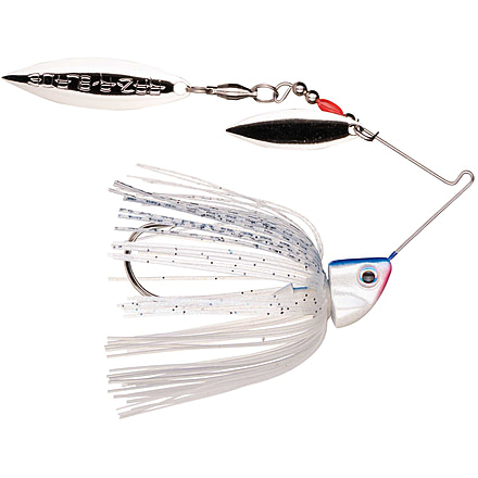 Strike King Burner Spinnerbait, Blue Shad, 1/4oz, 1 Pack, BURN14-209S