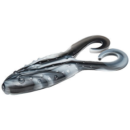 Strike King KVD Gurgle Toad Fishing Lure, Soft Plastic Toad, Black White Swirl, 3 3/4in, 5-Pack, GT-721, GT-721