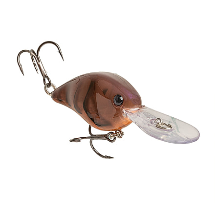 Strike King KVD 1.5 Flat Side Crankbaits, Phantom Brown Craw, 3/8oz, HCKVD1.5F-P447