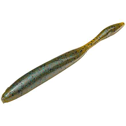 Strike King KVD Dream Shot Magnum Fishing Lure, Soft Plastic Worm, Green Pumpkin Sapphire, 5in, 8-Pack, DSKVD5-175, DSKVD5-175