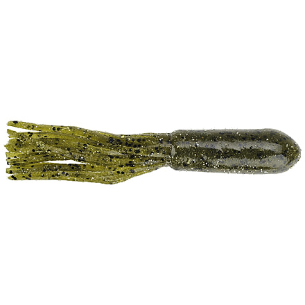 Strike King KVD Pro Model Tube Fishing Lure, Soft Plastic Tube, Green Pumpkin, 3 1/2in, 10-Pack, PMT3.5-46, PMT3.5-46
