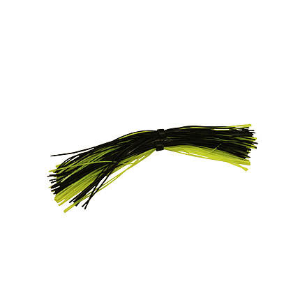 Strike King 50 Pack Bulk Skirts,Glow Black Chartreuse 50-G3