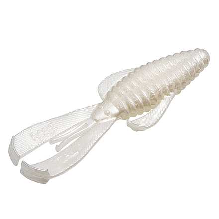 Strike King Rage Bug MidSZ Fishing Lure, Soft Plastic Craw, Pearl, 3 1/2in, 8-Pack, RGMSBUG-84, RGMSBUG-84