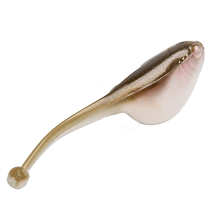 Strike King Mr. Crappie Shadpole Swimbait, Soggy Shiner, 2in, MRCSP-251