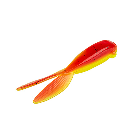 Strike King Mr. Crappie Teen-Zee Tails Swimbait, Red Chartreuse, 5/8in, MRCTZTL-187