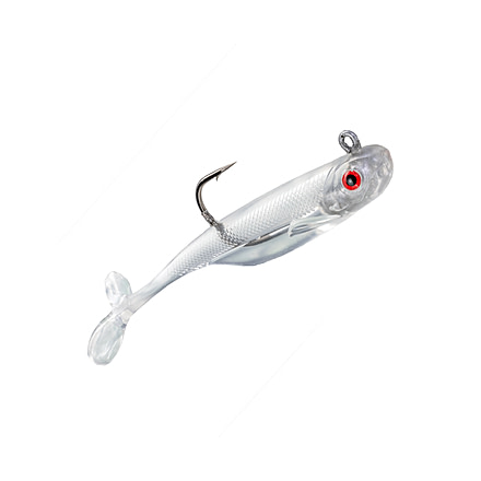 Strike King Pinger Minnow Softbait, 3 pack, 2.5in, 1/4oz, Prism, 12-36154