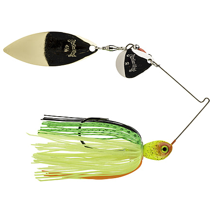 Strike King Premier Pro-Model Fishing Lure, Spinnerbait, Firetiger, 3/8oz, PP38CW-217SG, PP38CW-217SG