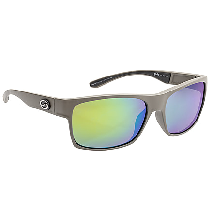 Strike King Pro Catawba Sunglasses, Flat Dark Earth Frame, Revo Green Mirror, Amber Lens, SG-SKP455