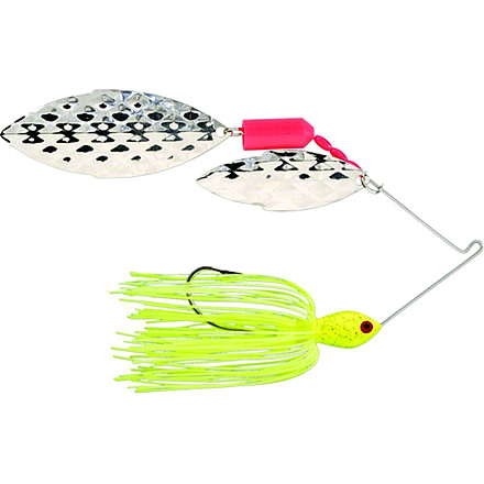 Strike King Promo Spinnerbait, Chartreuse, 3/8oz, 1 Pack, MAPRO38CW-1