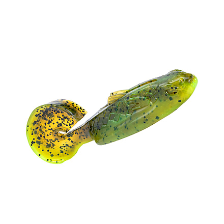 Strike King Rage Buzz Minnow, Green Pumpkin with Chartreuse Belly, 3.75in, RGBZM-94